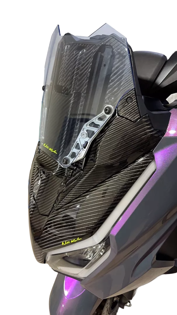 G+Note Forza350 Carbon Pattern 4 cover 2023-2025 Racing front set