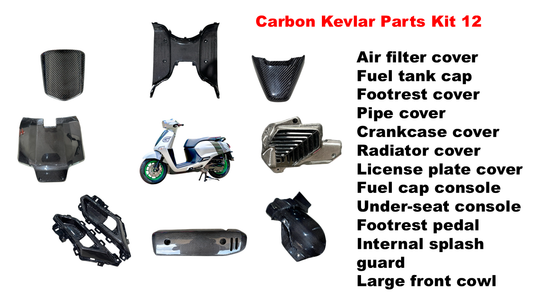 G+Note GIORNO Carbon Kevlar Parts Kit 12